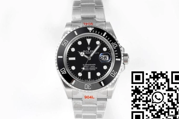 SmoothTexture Submariner Black Date M126610LN-0001 1217 Rolex Dial Factory 41MM ROF 0808